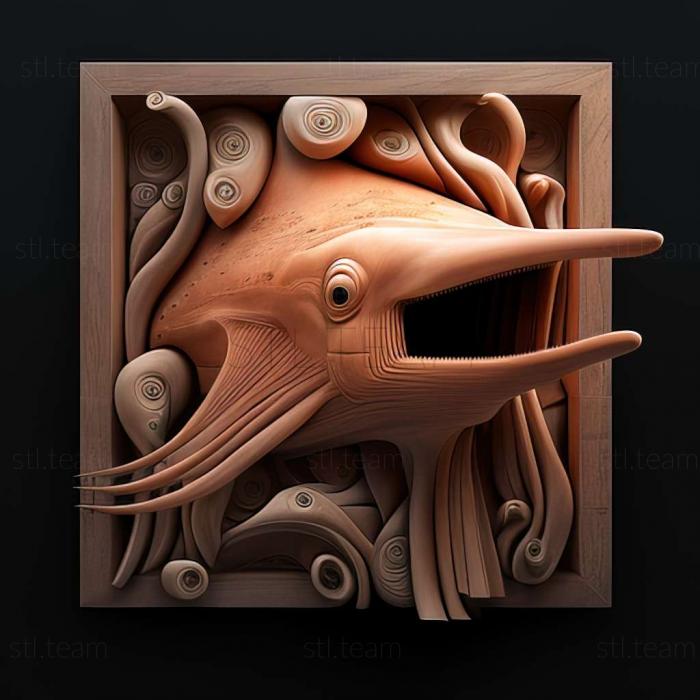 3D модель Ornithoteuthis (STL)